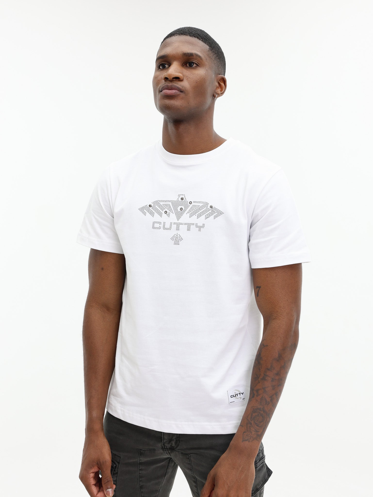 Cutty T-Shirt Bolts Logo White